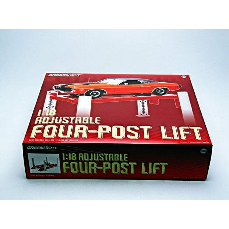 Amazon.com: GreenLight Four-Post Lift (1:18 Scale), Blue