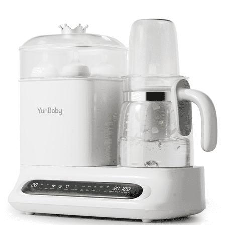 Yunbaby Baby Bottle Warmer & Sterilizer, 44oz Formula Kettle with Drying & Steam, Multi-Function Bottle Warmer for Breastmilk, Food & Baby Essentials