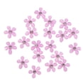 thumbnail image 3 of 20 flores Flatback Button Rhinestone adornos para boda púrpura Sunnimix Rhinestones de Flatback de flores, 3 of 8