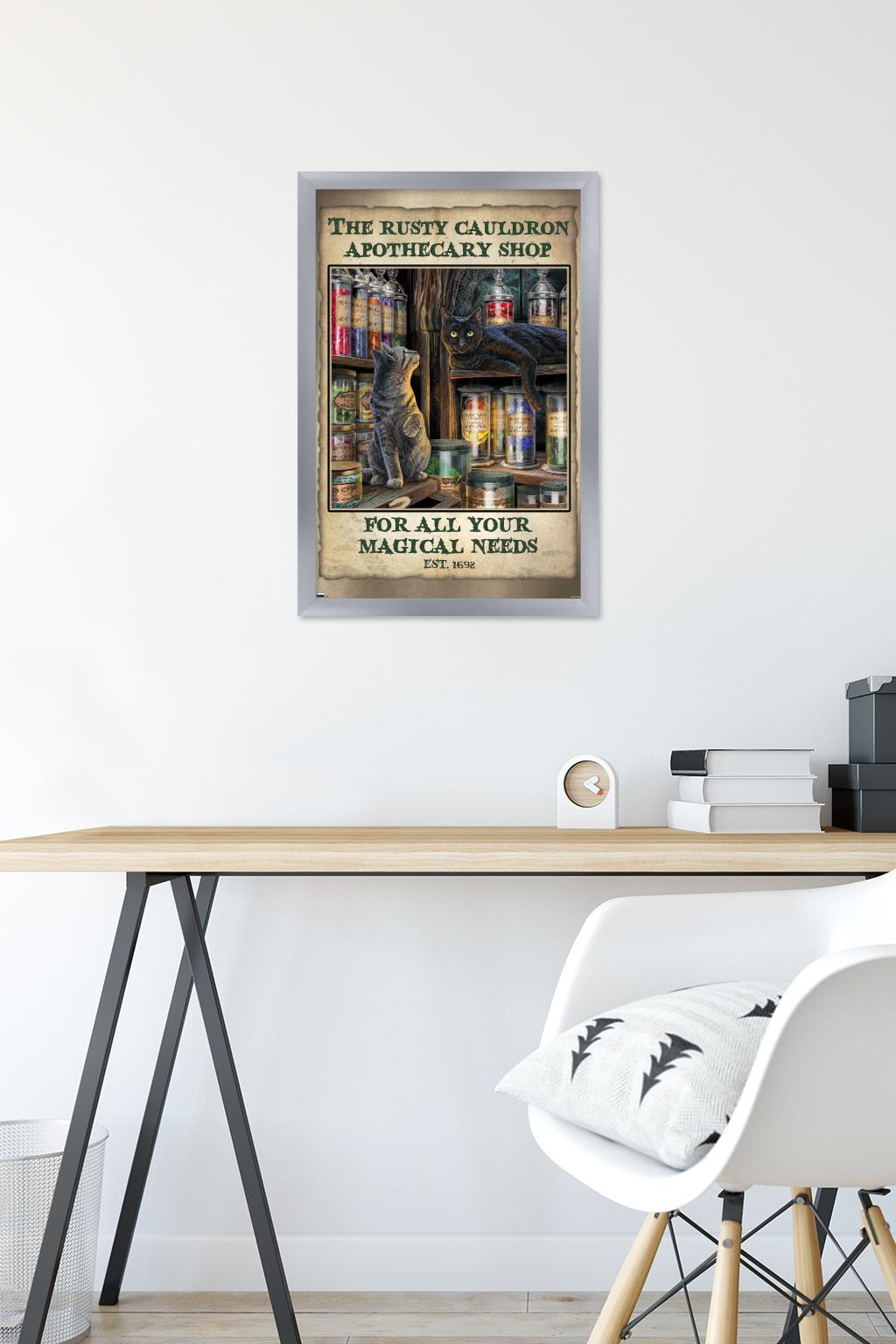 Lisa Parker - Apothecary Shop Wall Poster, 14.725" x 22.375", Framed