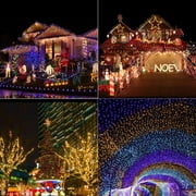 QiShi 33ft 100LED 16 Multi Color Changing Fairy Lights USB Powered with Remote Control, For Christmas Tree, Wedding Party, Indoor, Garden, Bedroom Holiday Décor