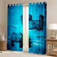 thumbnail image 2 of Homewish Blue Gamepads Curtains Pack of 2 (42x84 Each) for Kids Children Boys,Game Controller Curtains Blackout,Video Game Bedroom Curtains,Super Cozy Room Decor, 2 of 6