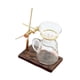 thumbnail image 5 of Cafetera de juguete para casa de muñecas, juguete simulado, cafetera pequeña hecha a mano con taza de vidrio y soporte de aleación, 5 of 7