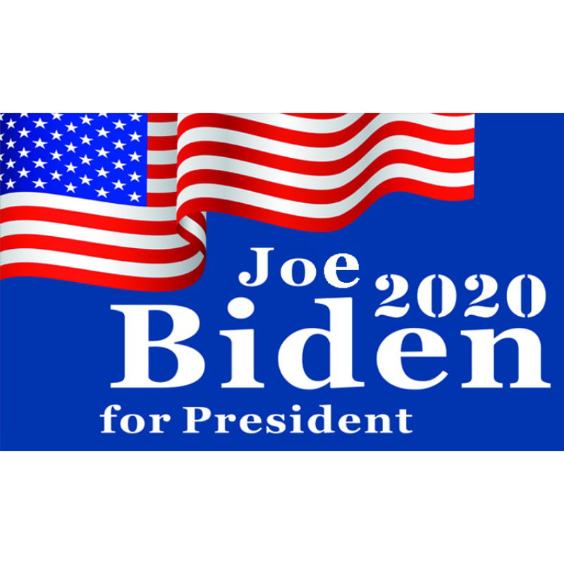 3x5' Flag with Grommets 2-Pack Joe Biden for President 2020 Wall Flag 
