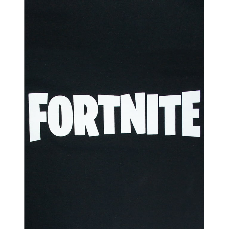 Fortnite Logo Boys Black T Shirt Sizes 7 15 Walmart