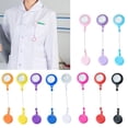 thumbnail image 3 of WE-POLUJ Nurse Watch with Beadable Badge Holder Retractable Badge Reels Holder with Belt Clip for Doctors Nurses and Paramedics, 3 of 20
