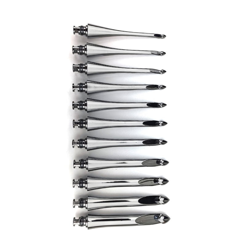 Zecic Aluminum Crochet Hook with 12 Size Interchangeable Tip 3.0mm-9.0mm for Knitting