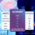 IQ Honey Advanced Brain Support Formula Supplement IQHoney 60 Capsules ...