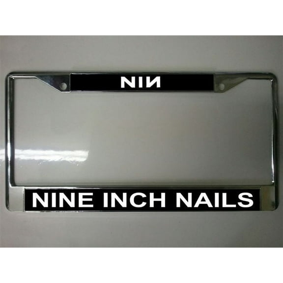 Nine Inch Nails Photo License Plate Frame  Free Screw Caps with this Frame
