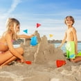 thumbnail image 6 of ArtCreativity Durable Plastic Bucket Sandcastles Toys, 6 of 7