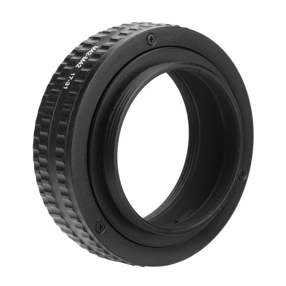 Adaptateur Macro Hélicoïdal, Mise au Point Réglable M42 Adaptateur Hélicoïdal, Noir Robuste pour Photographie Macro