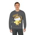 thumbnail image 5 of Guess What Chicken Butt Funny Unisex Crewneck Sweatshirt, 5 of 7