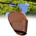thumbnail image 3 of Golf Club Iron Head Cover Golf Covers Modern Protector Headcovers Wedges Covers Marrón Cola Fundas para cabezas de golf, 3 of 8