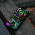 thumbnail image 4 of WIRESTER Shockproof Soft Rubber Cover Case for Apple iPhone 17 6.3" 2025, Purple Green Galaxy Marble, 4 of 5
