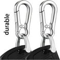 thumbnail image 4 of Heavy Duty Titanium Carabiner Keychain Clip Quick Release Key Holder with Bottle Opener Minimalist Key Ring for Outdoor Camping Backpack Belt Hook Anti Lost Key Organizer, 4 of 9