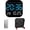 C, variant on Hangable Standalone Square Clock, Large LED Wall Clock with Remote for Home and Office