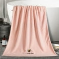 thumbnail image 2 of PRINxy Soft Coral Velvet Encryption Embroidered Bath Towel Super Absorbent Bath Towels Largetowel Bath Towels Perfect for Daily Use Pink, 2 of 9