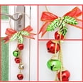 thumbnail image 3 of 2 uds., cascabel navideño y colgador de puerta con lazo, adornos colgantes de pared para corona navideña navideña Zhivalor OTTO-CPB-SSW115-1, 3 of 5