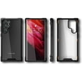 thumbnail image 2 of CaseBorne R Series Case for Samsung [Galaxy S22 Ultra 5G] Aluminum Frame Clear Backplate - Black, 2 of 6