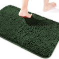 thumbnail image 1 of Alfombras de baño Yeaban, felpilla verde oscuro, 17 x 24 cm, 1 of 7