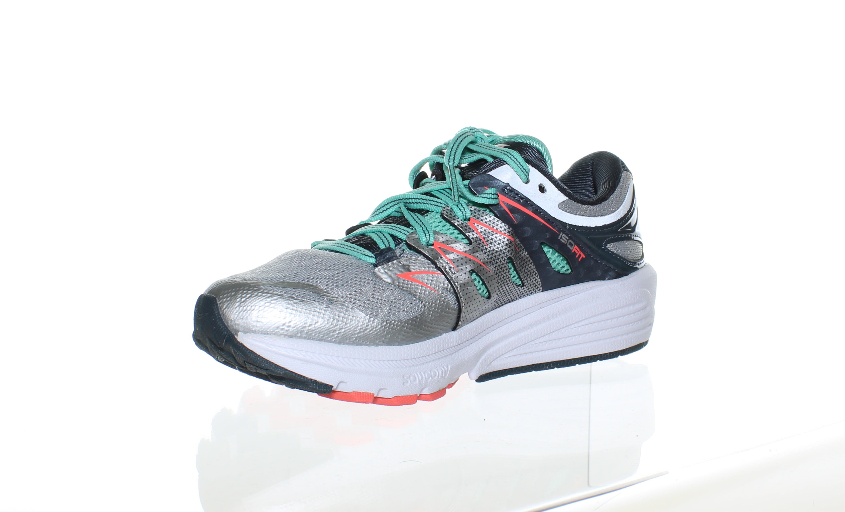 saucony zealot iso 2 womens shoes silvermintcoral