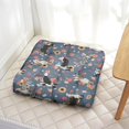 Dogs and Hearts Print Meditation Cushion - Thick Supportive Zabuton ...