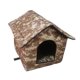 thumbnail image 3 of Bonita perrera de tela Oxford para gatos, parte superior con cremallera, método de conexión resistente a la intemperie, duradero para perros pequeños, Estilo D Sunnimix Perros Cama Gato, 3 of 8
