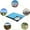 BlueA, variant on Waterproof Oxford Cloth Ground Sheet for Camping, Picnic Mat with Silver Coating for Sun Protection, Lightweight Multi-Purpose Outdoor Tarp