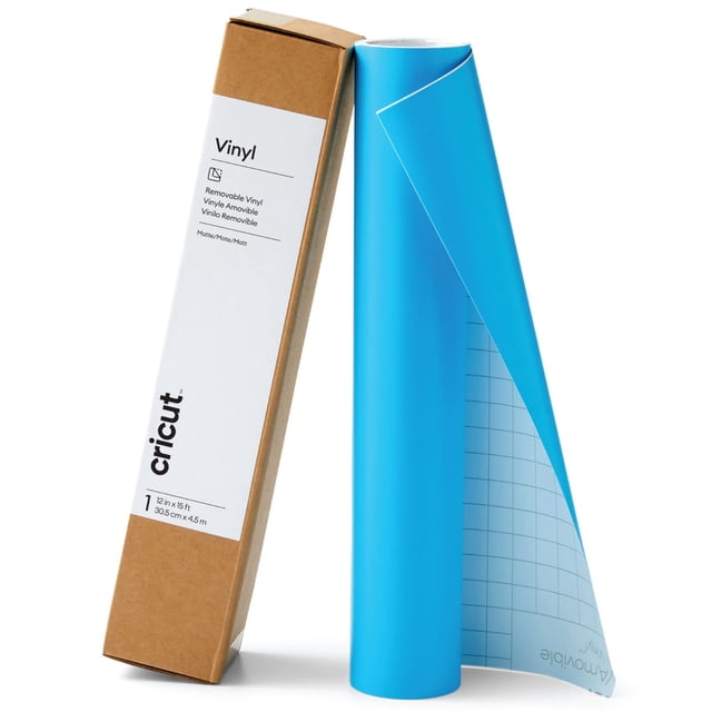 Vinilo Cricut Premium extraíble, color turquesa, 30,48 cm x 4,57 m