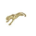 thumbnail image 6 of 46" x 10" Gold Polystone Leopard Sculpture, by DecMode, 6 of 10