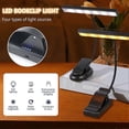 thumbnail image 3 of LED Eye Protection Desk Lamp Touch Dimming Reading Night Light Clip-on Flexible Bedside Lamp, 3 of 5