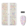 thumbnail image 2 of Flatback Rhinestones, Glass Rhinestone Nail Gems Round Crystal Rhinestones for Crafts, Mixed Sizes , Transparent (6 Grids), 2 of 3