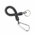 thumbnail image 2 of Hi.FANCY Fishing Retractable Lanyard Plastic Accessory Coiled Tether Fishing safety rope with Carabiner Fishing Safety Rope Tool, 2 of 5