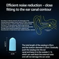 thumbnail image 3 of MORESEC under $5 4Pcs Noise Cancelling Earplugs,Memory Foam Sleep Earplugs for Snoring Noise Travel, Super Sound Insulation Soft Comfortable Fit, Includes Storage Case, 3 of 9