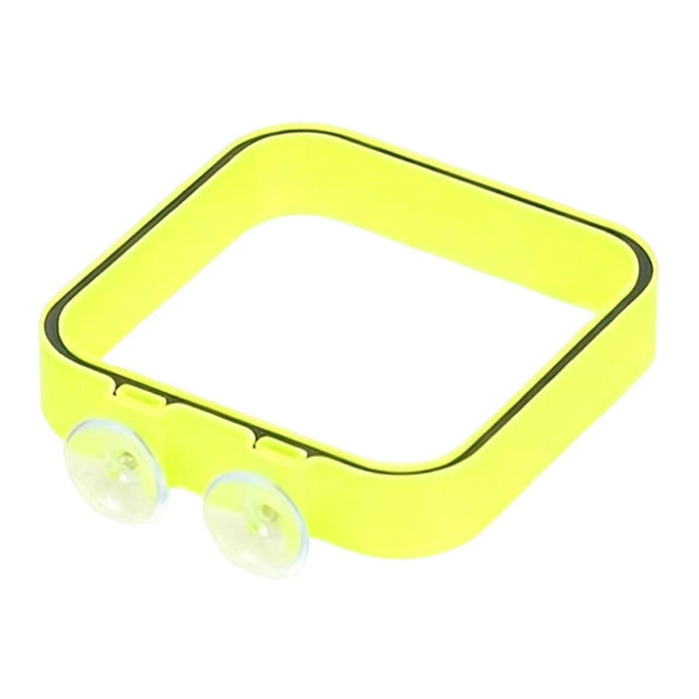S SERENABLE Fish Feeding Ring Multifunction Aquarium Feeder for Reptiles Turtle Goldfish Length 8 cm
