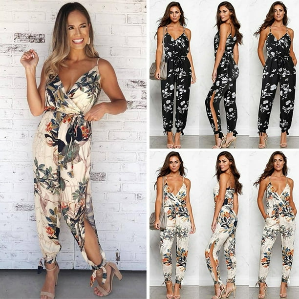 Women's Summer Romper, Women's Joggers Pants Solid Color Plus Size Casual  Romper Lightweight Running Sweatpants Jumpsuit : : Clothing, Shoes  & Accessories