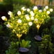 thumbnail image 1 of Solar Gardenia Lights Outdoor Waterproof LED Artificial Flower Stake | White Pink Yellow | Solar Powered Decorative Lighting for Garden Wedding Party Patio Yard | 74cm Single Piece, 1 of 6