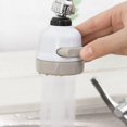 thumbnail image 2 of Grifo Fregadero Sube Presion Ahorra Agua Universal Gira 360° Cabezal de grifo de cocina móvil, para grifo de repuesto anti salpicaduras, Ahorro de agua, 3 modos de ajuste, 2 of 8