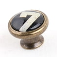thumbnail image 3 of Perilla del Gabinete Perfecl Numero 7 Aleación de Zinc Color Tón Antiguo, 3 of 8