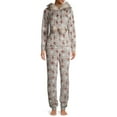 thumbnail image 3 of Secret Treasures Women's and Women's Plus Faux Fur Trimmed Union Suit, 3 of 6