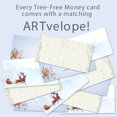 thumbnail image 3 of Tree-Free Greetings Christmas Greeting Card 12 Pack, 100% Recycled Paper, 3.7x7, Artful Winter (ZP70214), 3 of 5