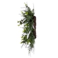 thumbnail image 4 of Vickerman 24" Green Artificial Rosemary & Eucalyptus Wreath., 4 of 6