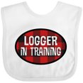 thumbnail image 3 of Inktastic Future Logger in Training Boys Baby Bib, 3 of 4