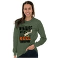 thumbnail image 3 of Fishing Weekend When Reel Fun Happens Long Sleeve TShirt Men Women Brisco Brands M, 3 of 6
