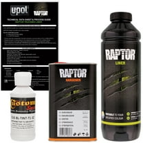 Raptor GM White Urethane Spray-On Truck Bed Liner & Texture Coating, 1 Liter