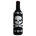thumbnail image 1 of Para Botella Vino Exquisita Funda para Botella Vino para El Halloween (huesos), 1 of 9