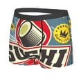 thumbnail image 2 of Disketp Sushi Retro Sign Men'S Boxer Briefs,Soft And Breathable Cotton Underwear With Comfortflex Waistband, 2 of 9