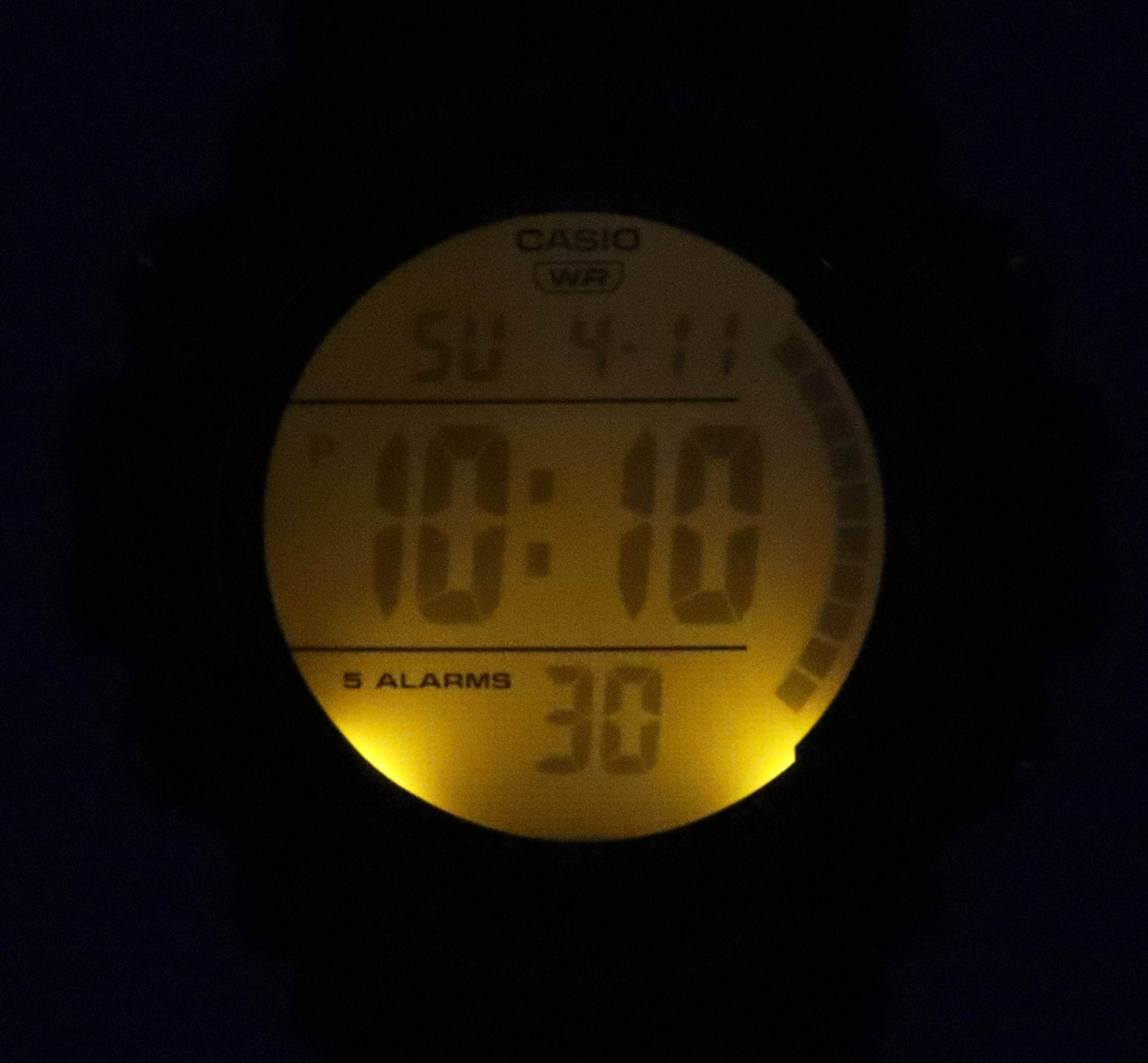 Casio Men's 18 mm Standard Digital Quartz Resin Buckle Wristwatch, Black, AE-1500WHX-3A AE1500WHX-3
