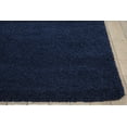 thumbnail image 4 of Nourison Malibu Shag Solid Shag Navy 5'3" x 7'3" Area Rug, (5' x 7'), 4 of 8