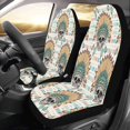 thumbnail image 2 of ABPHQTO Juego de 2 fundas de asiento de coche Vintage Sugar Skull Universal Auto Asientos delanteros Protector para coche, SUV Sedan, camión, 2 of 3